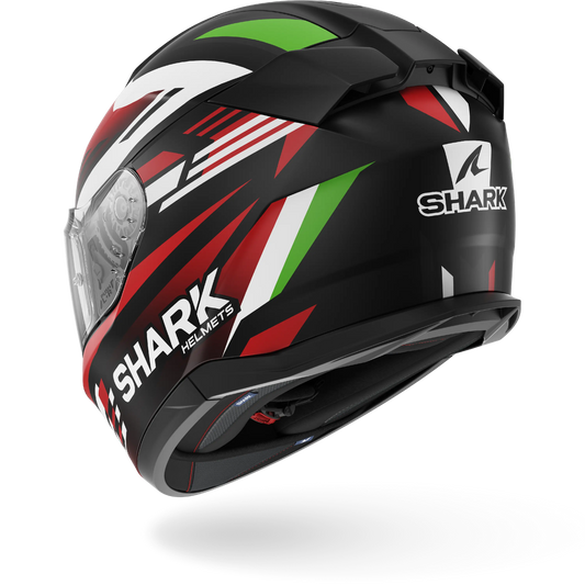 D-SKWAL 3 Firstlap Matte Black Red Green